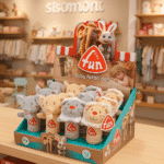 جغجغه سوسیسی جعبه ای حیوانات «شیر و فیل» - Image 2