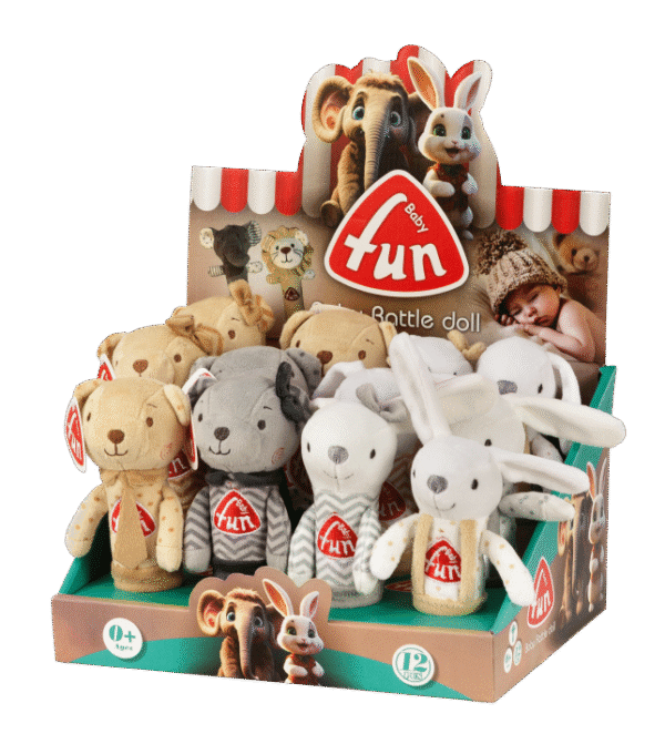 js-box-bearbunny جغجغه سوسیسی جعبه ای خرس و خرگوش - Image 1